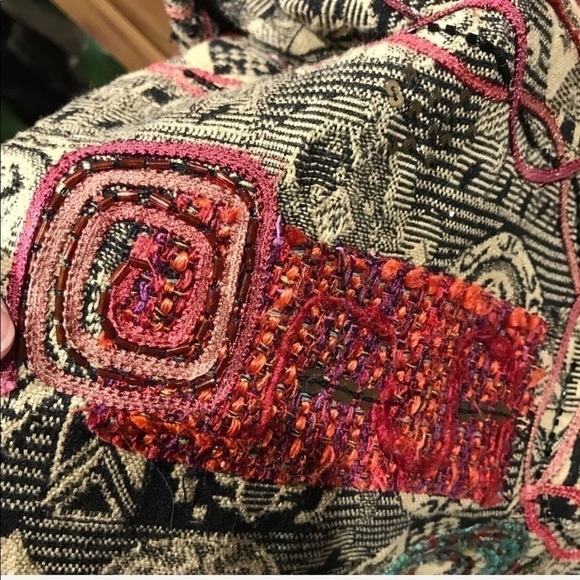 Coldwater Creek embroidered beaded jacket size small - Picture 4 of 8